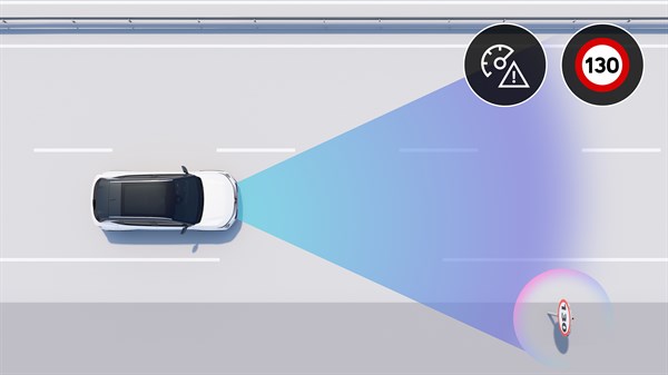 reconnaissance des panneaux - Renault Scenic E-Tech electric